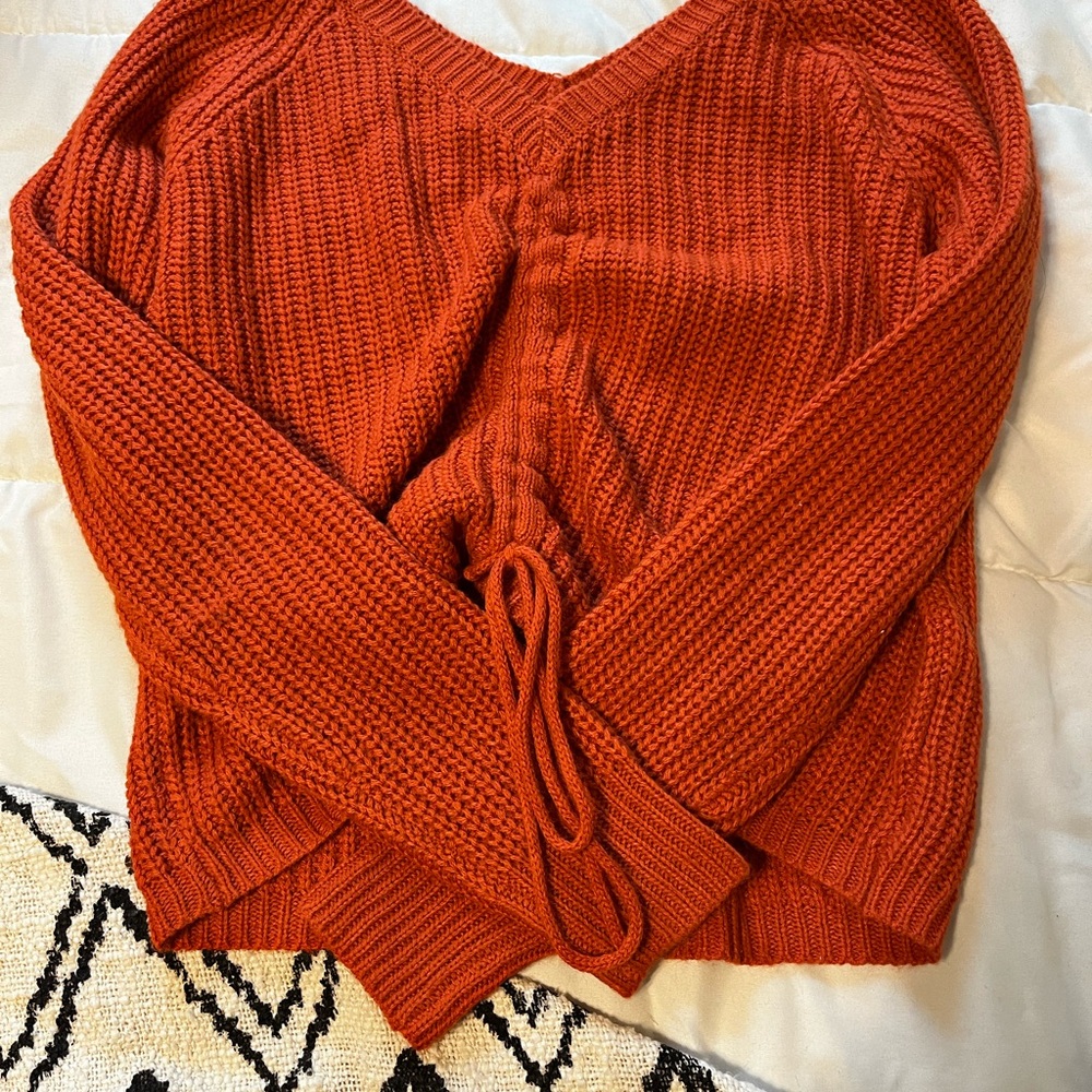 Women's Orange Sweater